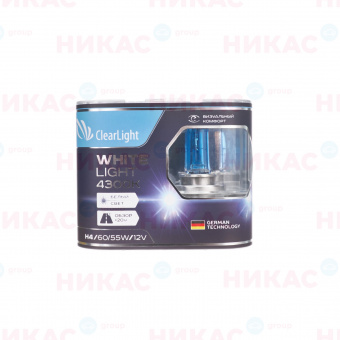 Clearlight - H4 - 12V-60/55W WhiteLight