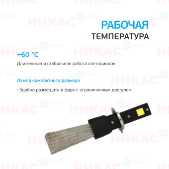 Лампа LED Omegalight Aero HB4 3000lm