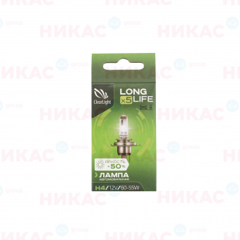 Clearlight - H4 - 12V-60/55W LongLife